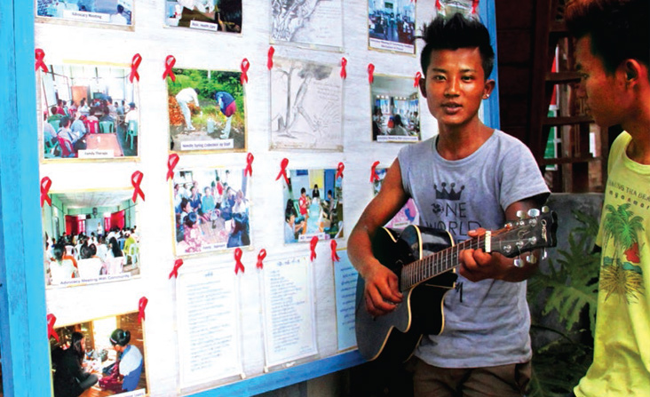 The Global Fund Program in Myanmar Promoting harm reduction programs in Myanmar through peer workers (August 2014)